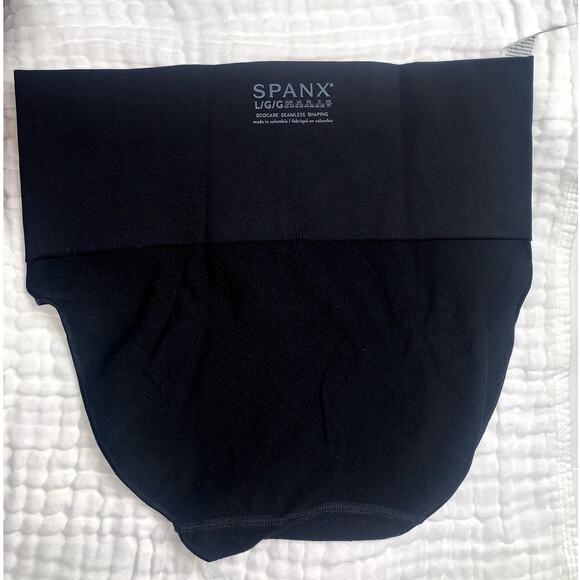 SPANX Women's Very Black Shape ExtraOrdinary Brief Size L - Picture 6 of 16
